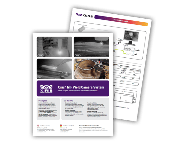 Datasheet mockup - NIR Camara System