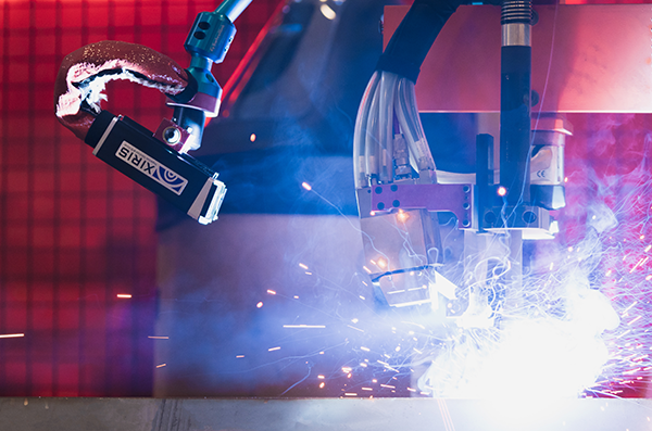 In Action on Linear Robot for Beam Welding